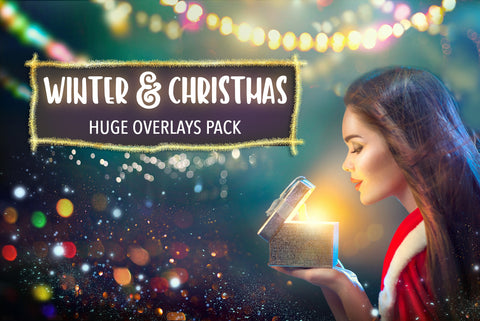 Winter & Christmas HUGE OVERLAY BUNDLE