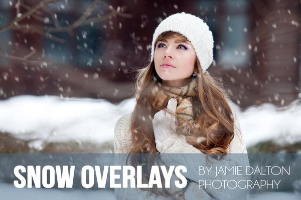 Christmas Photography Overlays and Winter Overlay Bundles