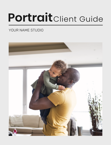 Portrait Client Guide, Welcome Packet Template, Magazine Template