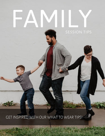 Family Photography Session Prep Guide, Family Client Guide