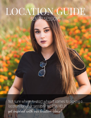 Senior Photography Location Planning Guide for Clients, Client Guide, Senior Welcome Guide