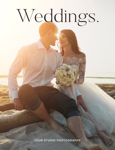 Wedding Welcome Packet, Wedding Client Guide, Wedding Photography Magazine Template For Photoshop