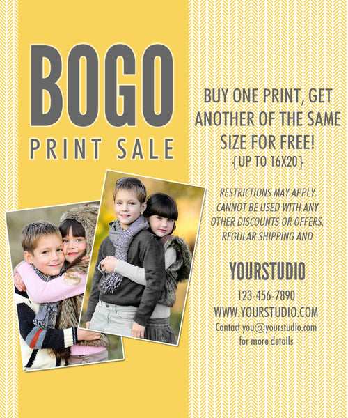 Sale Graphics for Photographers for Email and Facebook Marketing