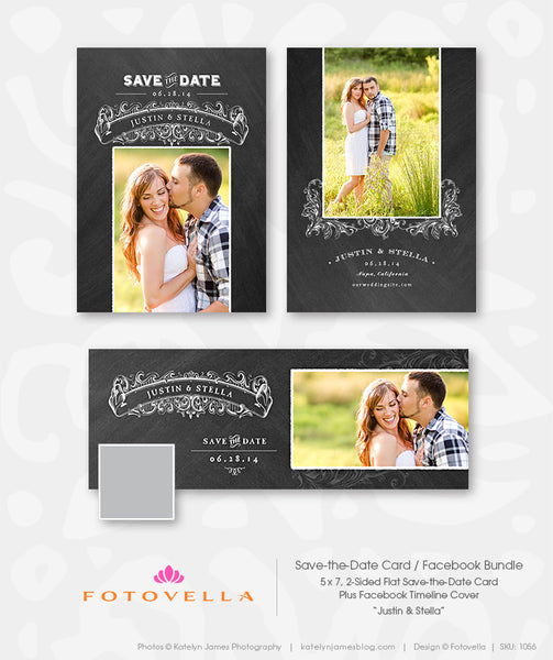 24 Save the Date Template Bundle for Photographers, PSD