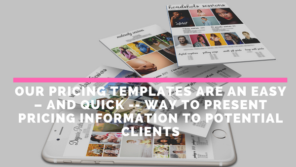 Photographer Pricing Template Pages