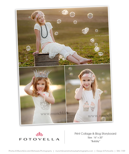 64 Collage Template Bundle for Photographers, PSD