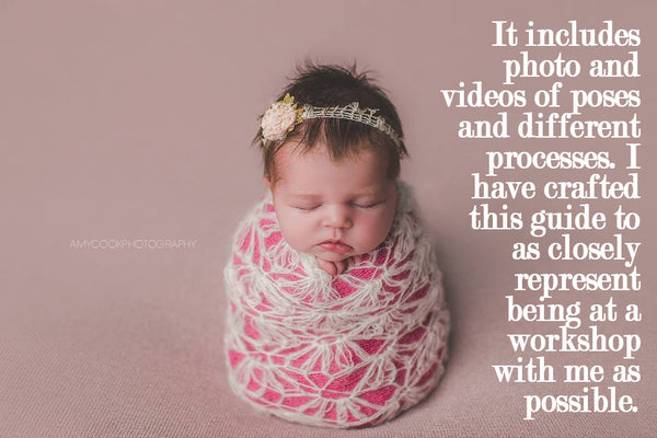 Amy Cook Photography Newborn Videos and E-Workbook