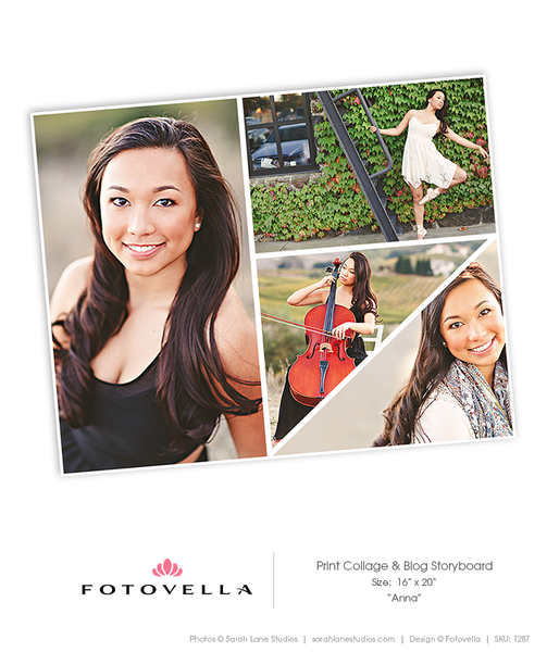 64 Collage Template Bundle for Photographers, PSD