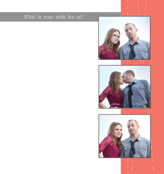 Engagement Guest Book Album Template