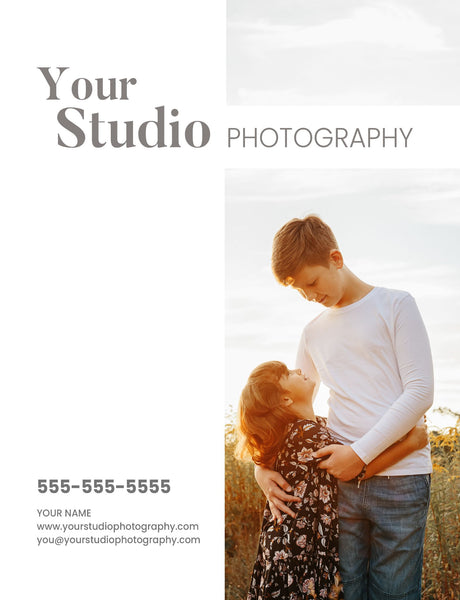 Portrait Client Guide, Welcome Packet Template, Magazine Template