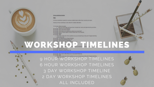 Workshop Kit: Everything You Need to Teach A Photography Workshop | Wedding Photography Business Workshop