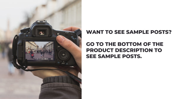 April Social Media Content for Photographers *Copy-Paste-Post*  Already done for you!