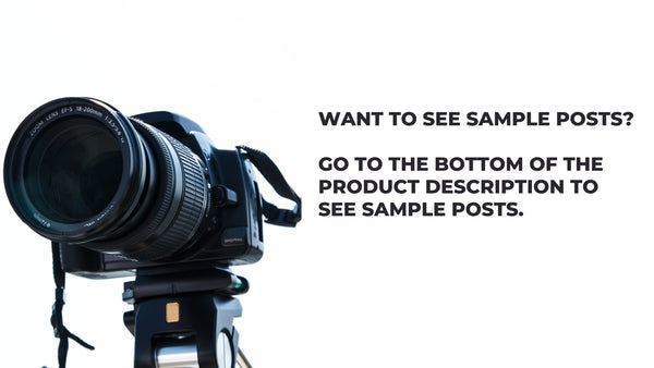 July Social Media Content for Photographers *Copy-Paste-Post*  Already done for you!