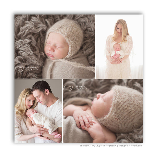 64 Collage Template Bundle for Photographers, PSD