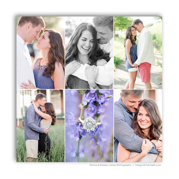 64 Collage Template Bundle for Photographers, PSD