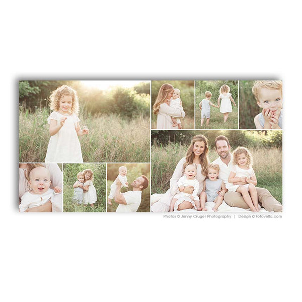 64 Collage Template Bundle for Photographers, PSD