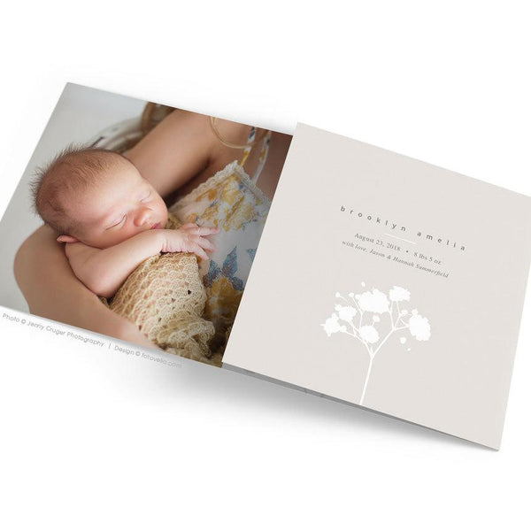32 Birth Announcement Template Bundle for Photographers, PSD