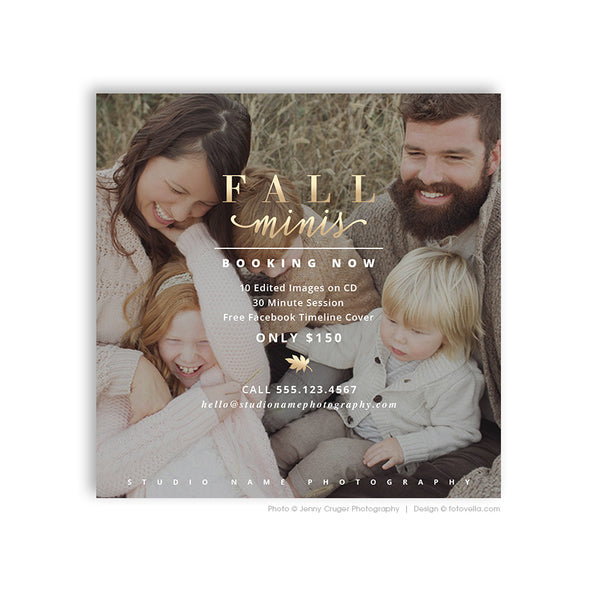 60 Marketing Template Bundle for Photographers, PSD