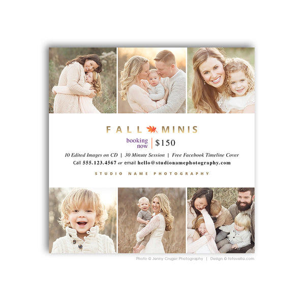 60 Marketing Template Bundle for Photographers, PSD