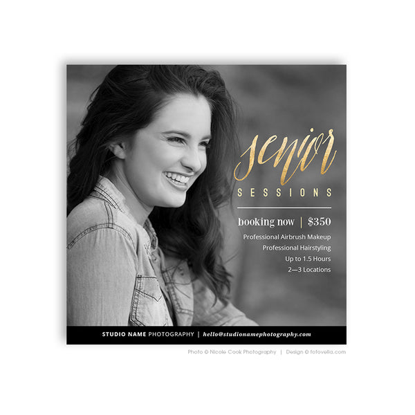 60 Marketing Template Bundle for Photographers, PSD