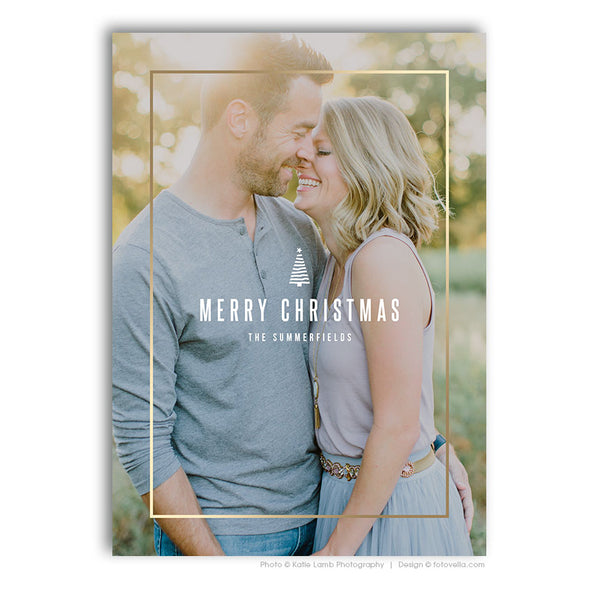 75 Christmas Card Template Bundle for Photographers, PSD, Holiday Cards