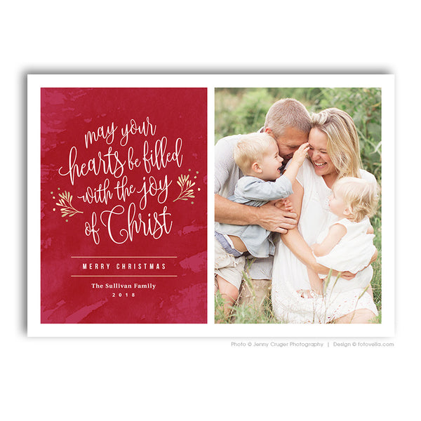 75 Christmas Card Template Bundle for Photographers, PSD, Holiday Cards