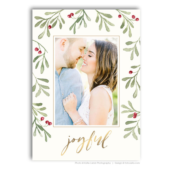 75 Christmas Card Template Bundle for Photographers, PSD, Holiday Cards