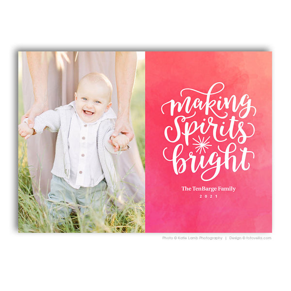 75 Christmas Card Template Bundle for Photographers, PSD, Holiday Cards