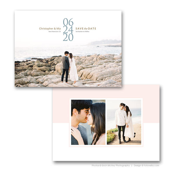24 Save the Date Template Bundle for Photographers, PSD