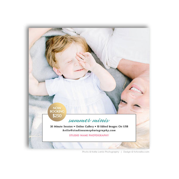 60 Marketing Template Bundle for Photographers, PSD