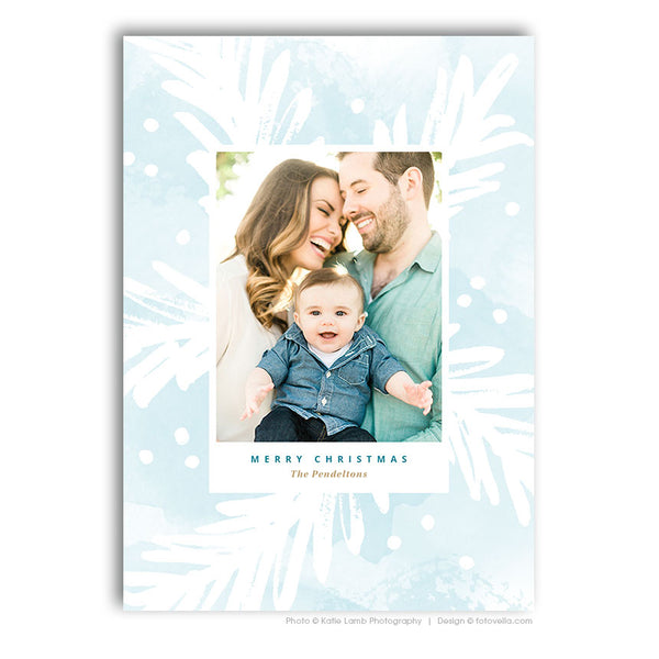 75 Christmas Card Template Bundle for Photographers, PSD, Holiday Cards