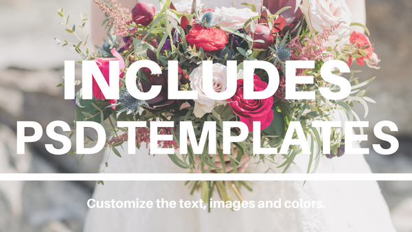 Wedding Photography Client Guide | Welcome Packet Template | PSD Templates