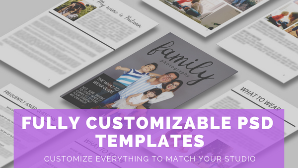 Family Photography Client Guide | Welcome Packet Template