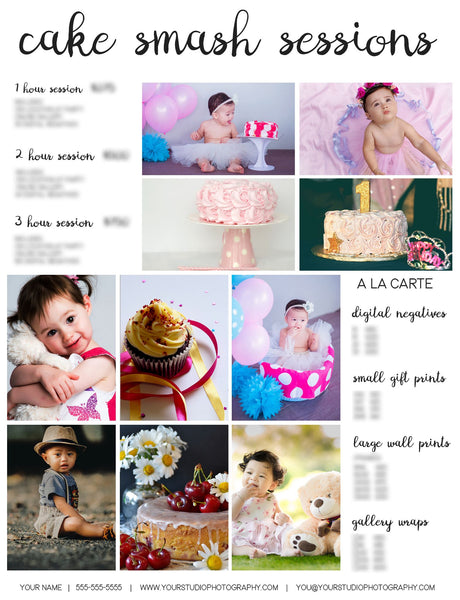 Photographer Pricing Template Pages