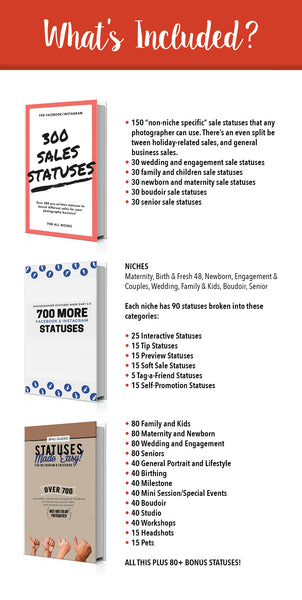 1700+ Pre-written Statuses for Facebook and Instagram, Social Media Content