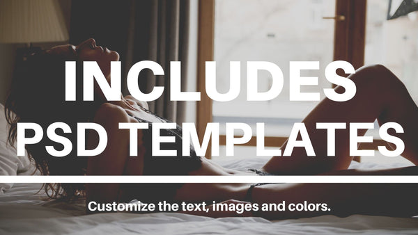 Boudoir Client Guide | PSD Templates | Boudoir Welcome Packet | Gold