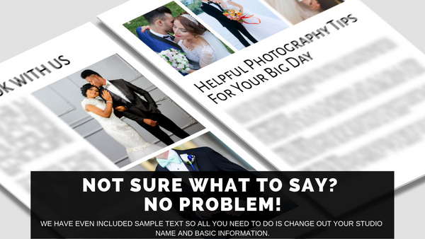 Wedding Photography Client Guide | Welcome Packet Template