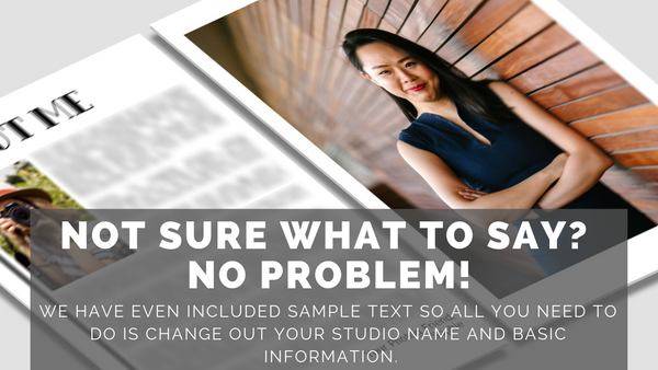 Headshot Photography Client Guide {2nd Edition} | Welcome Packet Template