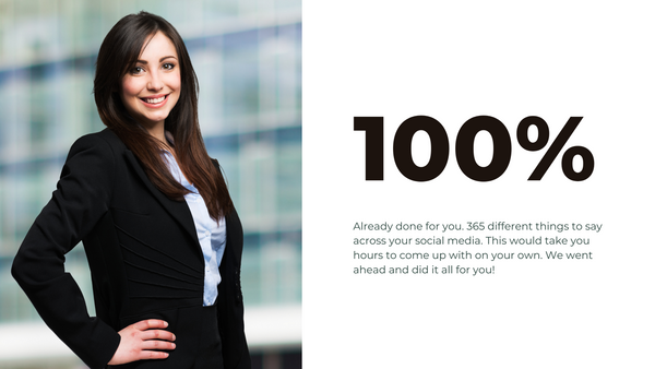 Corporate - Real Estate - Headshot - Personal Branding- Photography Social Media Content *Copy-Paste-Post* - 365 Posts Already done for you!