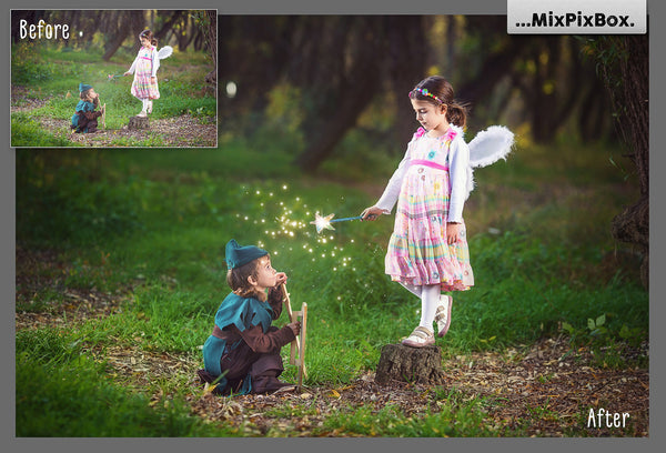 500+ Magical Photo Overlays & Backdrops, Water Splash, Smoke Bomb, Confetti, Magic Wands + more!