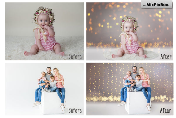 Holly Jolly Holiday Backdrops & Overlays