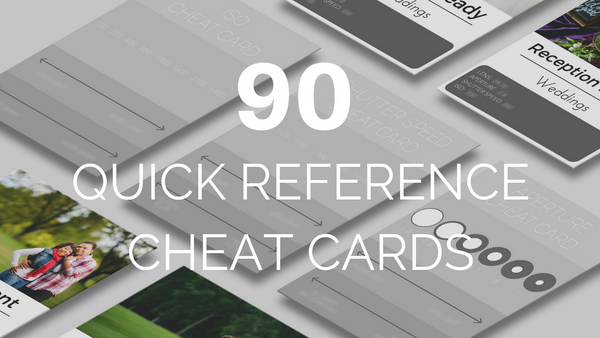 Quick Reference Cheat Cards for Weddings