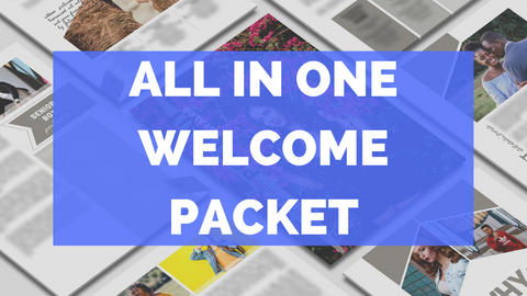 NEW & IMPROVED | All-in-One Welcome Packet Template