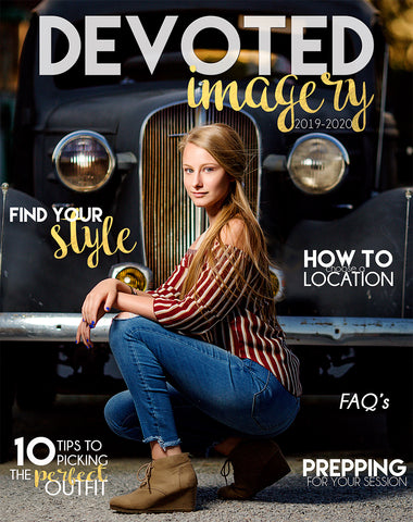 2019 Senior Session Planning Guide Template Design by Devoted Imagery