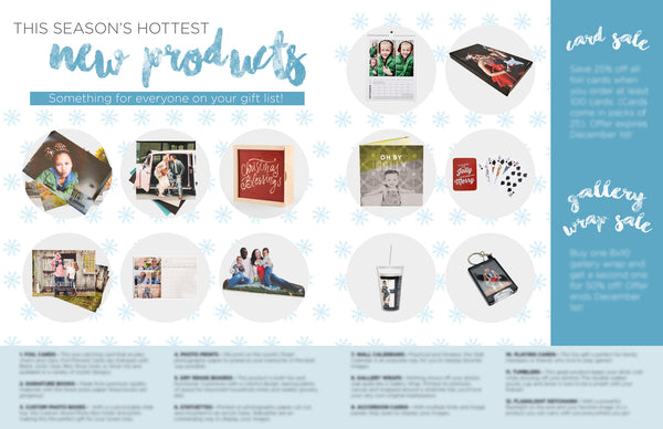 Client Holiday Gift Ordering & Print Deadline Guide Template