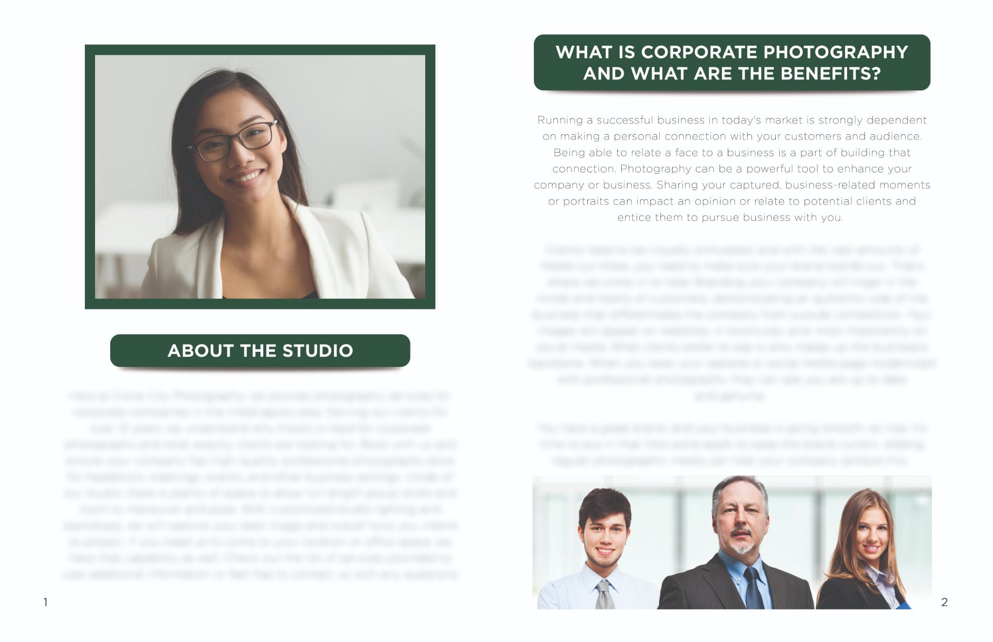 Corporate Photography Client Guide | Welcome Packet Template - BP4U ...