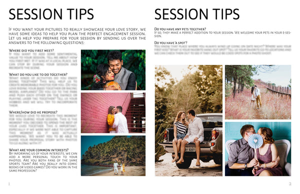 Engagement Session Prep Guide, Engagement Client Guide