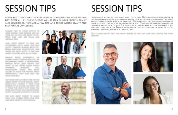 Session Tip Guide for Clients: HUGE BUNDLE!