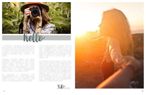 Engagement Magazine Welcome Packet Template
