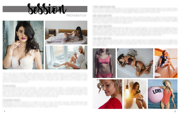 Boudoir Client Guide and Session Planning Guide